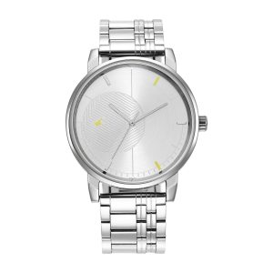 Fastrack Stunners 3278SM02 – Silver Dial Analog Watch with Metal Strap for Guys